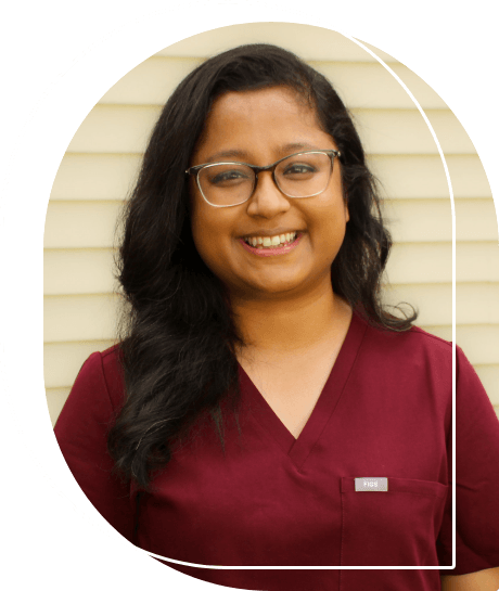 Wallingford dentist Doctor Lupa Latif smiling