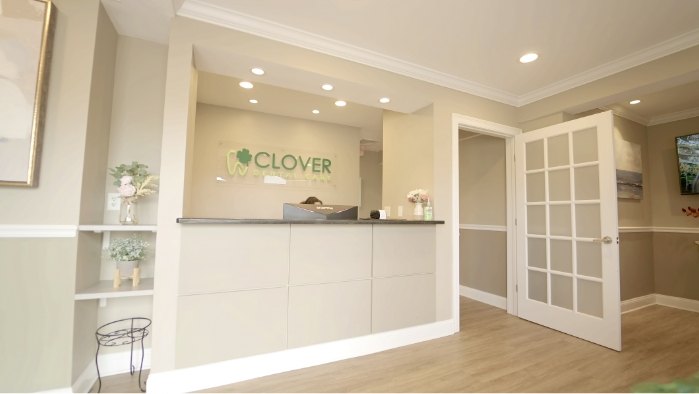 Front desk at Clover Dental Care